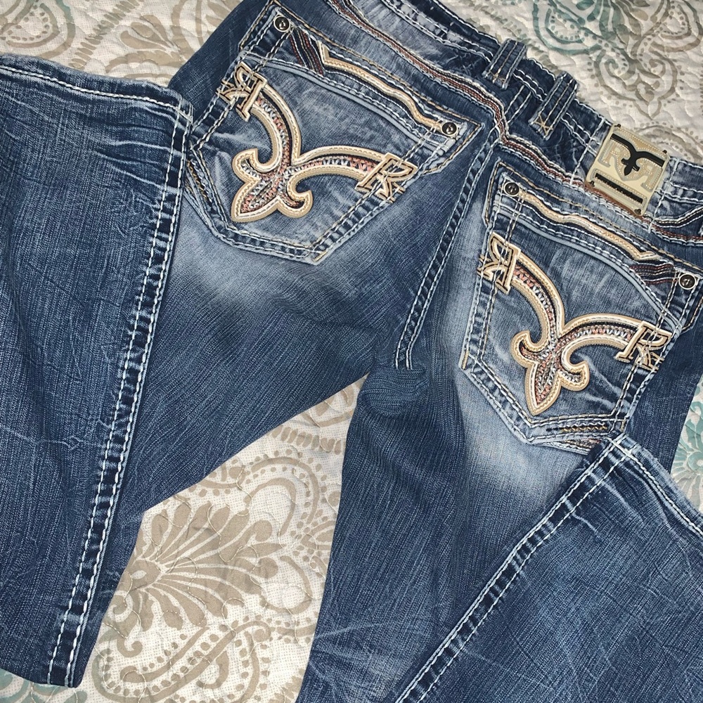 Men Rock Revival Jeans